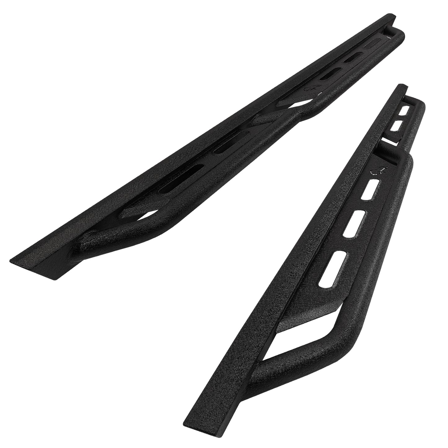IRONBISON Running Boards Fit 2024-2025 Tacoma Double Cab (Incl. Hybrid model) Heavy Duty Tacoma Side Steps Steel Nerf Bars Step Rails Heavy Texture Black
