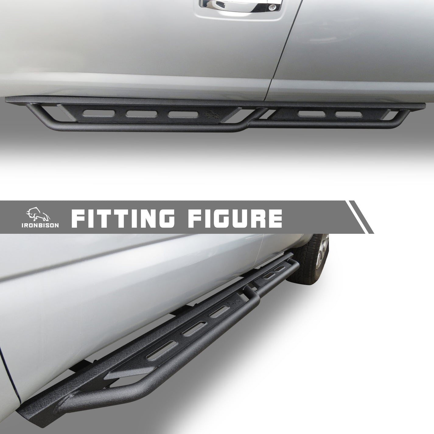 IRONBISON Rocker Steps Running Boards Compatible with 2004-2026 Nissan