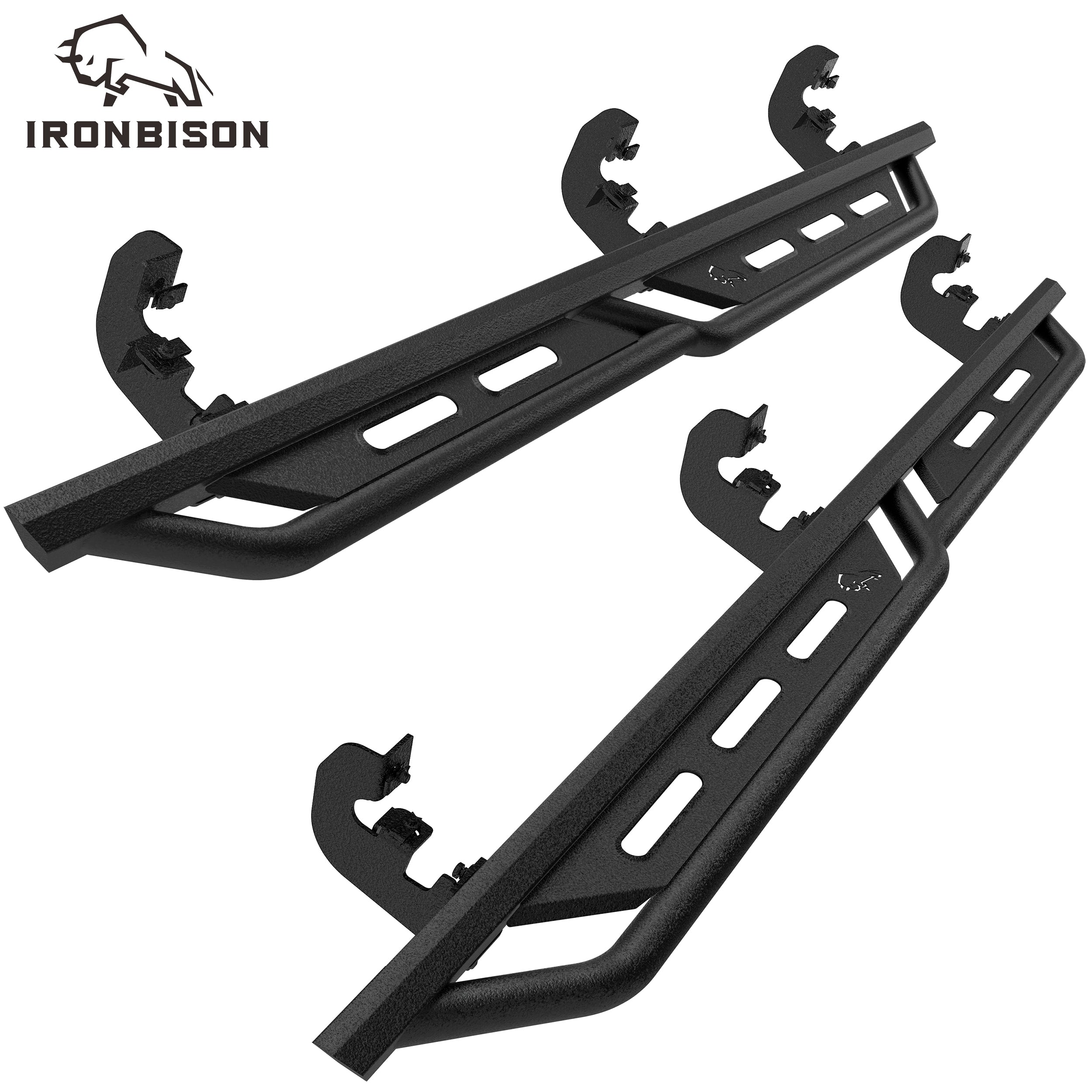 IRONBISON Rocker Steps Running Boards Compatible with 2015-2026 Chevy