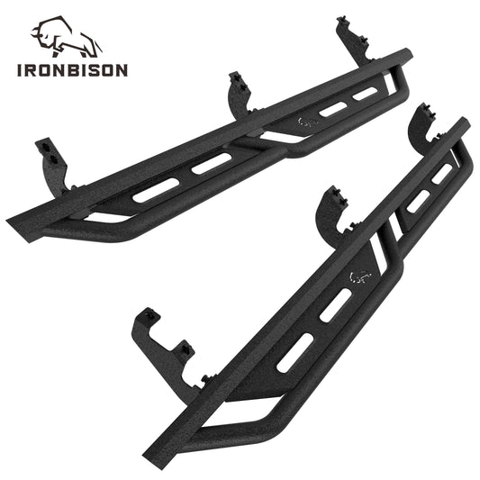 IRONBISON Running Boards Fit 2010-2024 Toyota 4Runner (Excl. 10-13 SR5 /10-24 Limited /20-21 Nightshade Edition/22-24 TRD Sport) 4Runner Side Steps SUV Steel Nerf Bars Step Rails Heavy Texture Black