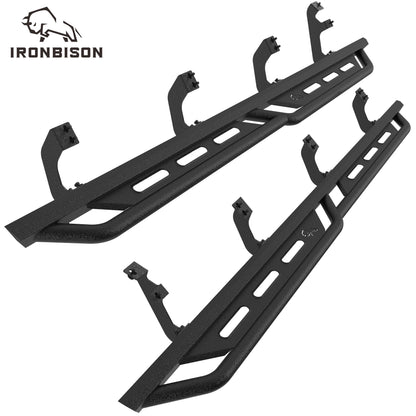 IRONBISON Rocker Steps Running Boards Compatible with 2022-2026 Toyota Tundra CrewMax |Side Steps| Nerf Bars |Pickup Truck Accessories |Carbon Steel 2pcs (IB-TRS-032)