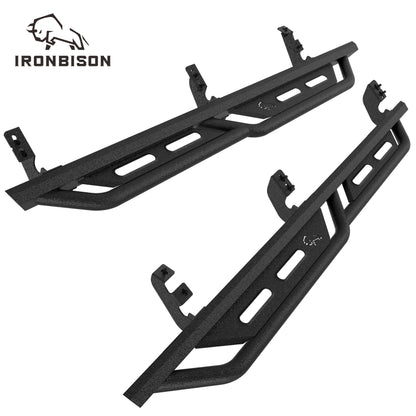 IRONBISON Rocker Steps Running Boards Compatible with 2025-2026 Toyota 4Runner |Side Steps| Nerf Bars |Pickup Truck Accessories |Carbon Steel 2pcs (IB-TRS-037)