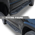 IRONBISON Rocker Steps Running Boards Compatible with 2005-2023 Toyota