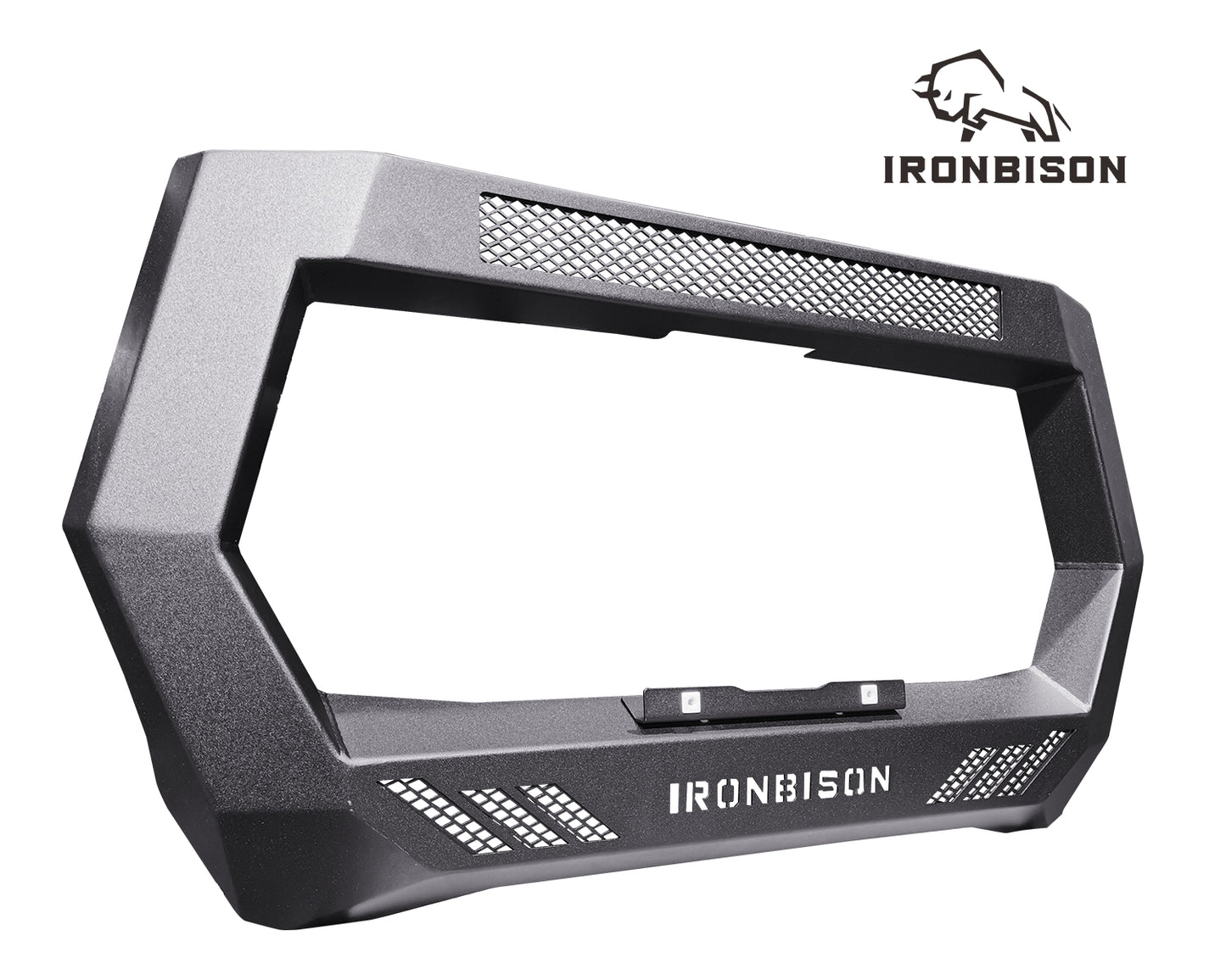 IRONBISON BARDE Bull Bar Compatible with 2005-2023 Toyota Tacoma Pickup Truck Fine Textured Black Front Bumper Brush Grille Guard Compatible with 20” LED Light Bar (IBCJT04)