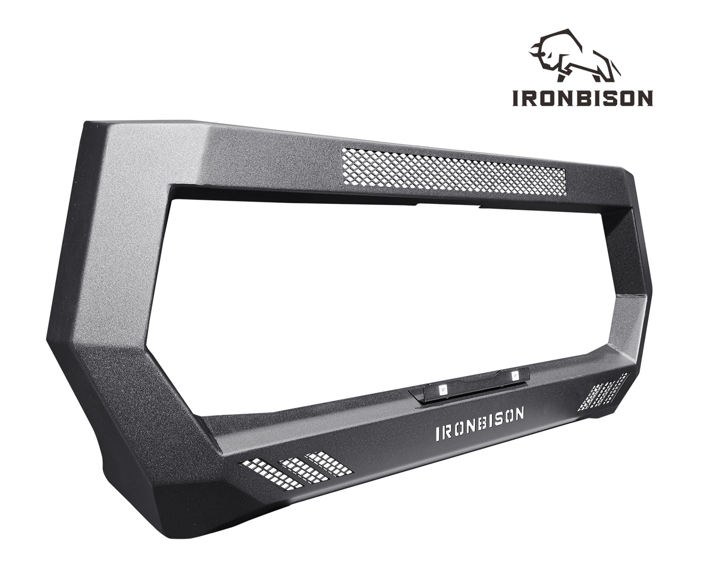 IRONBISON BARDE Bull Bar Compatible with 2019-2024 Dodge RAM 1500 Pickup Truck (Excl. Rebel & TRX trims, 19-24 Ram 1500 Classic,2020-2022 Ram 1500 Diesel models) Fine Textured Black Front Bumper Brush Grille Guard (IBCJD02)