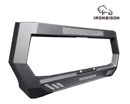 IRONBISON BARDE Bull Bar Compatible with 2019-2024 Dodge RAM 1500 Pickup Truck (Excl. Rebel & TRX trims, 19-24 Ram 1500 Classic,2020-2022 Ram 1500 Diesel models) Fine Textured Black Front Bumper Brush Grille Guard (IBCJD02)